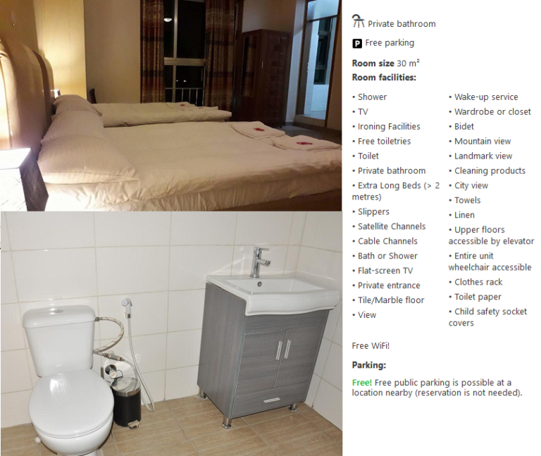 Rooms Mekelle Hotel Best Hotel in Mekelle